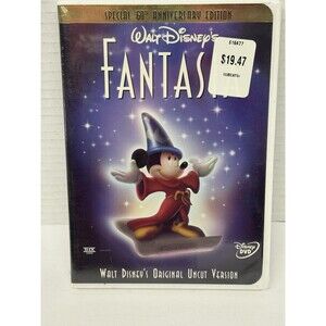 Fantasia (DVD, 2002) 60th Anniversary Uncut Disney New Sealed w/special features